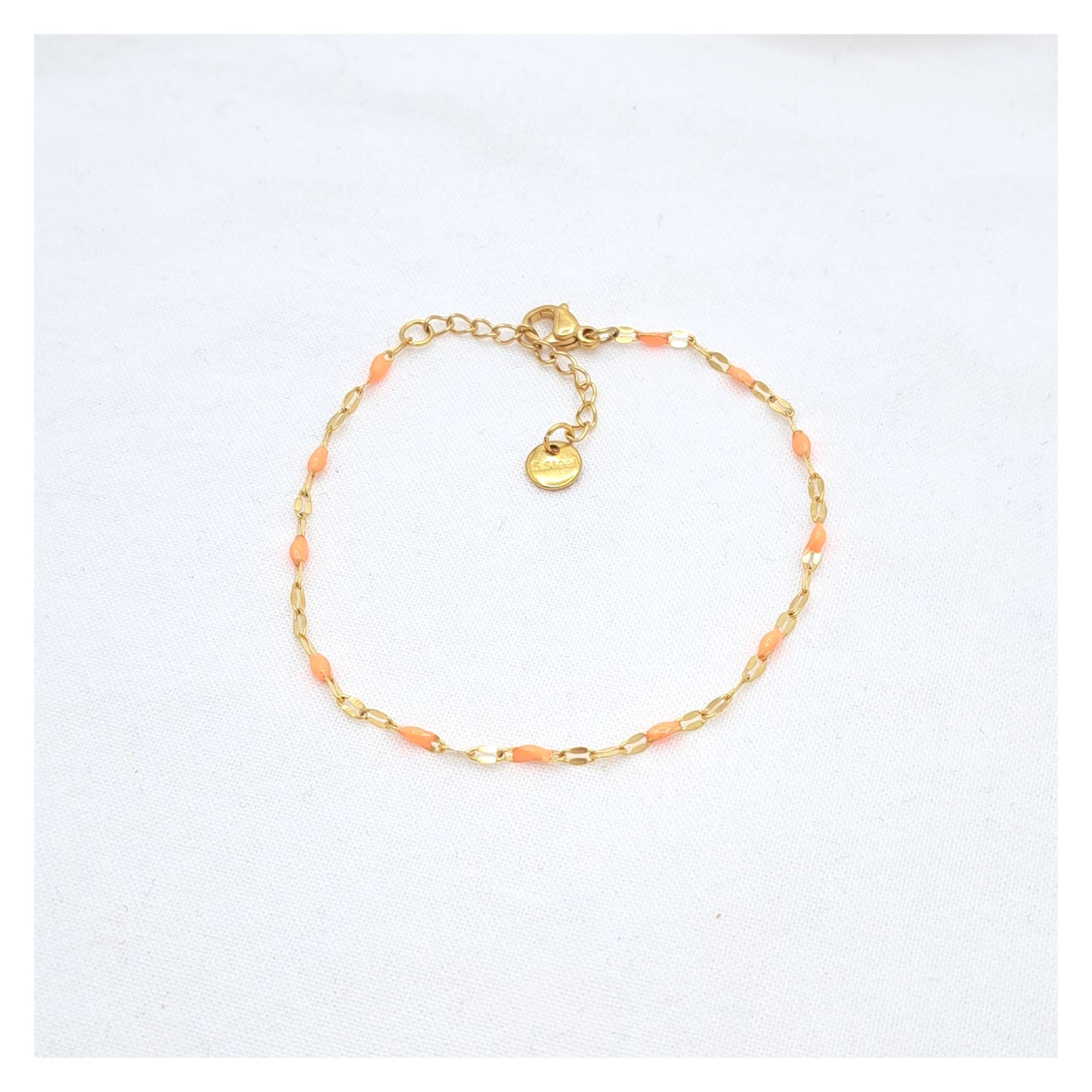 Bullet Bracelet - Neon Orange