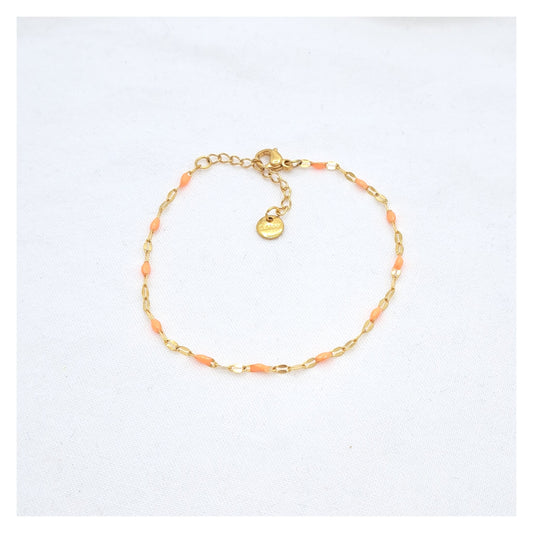 Bullet Bracelet - Neon Orange