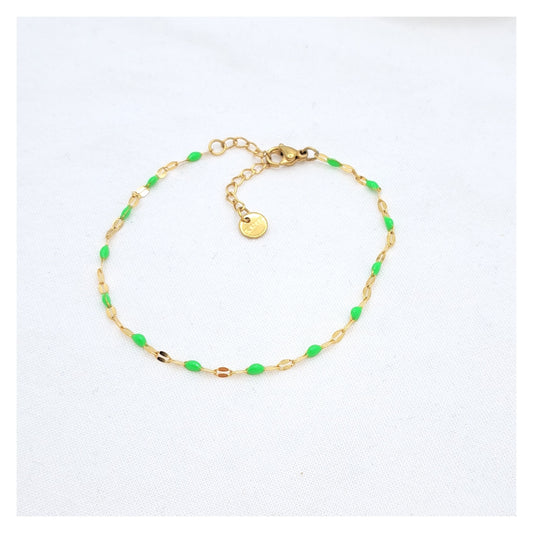 Bullet Bracelet - Neon Green