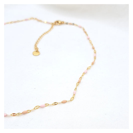 Bullet Necklace - Soft Pink