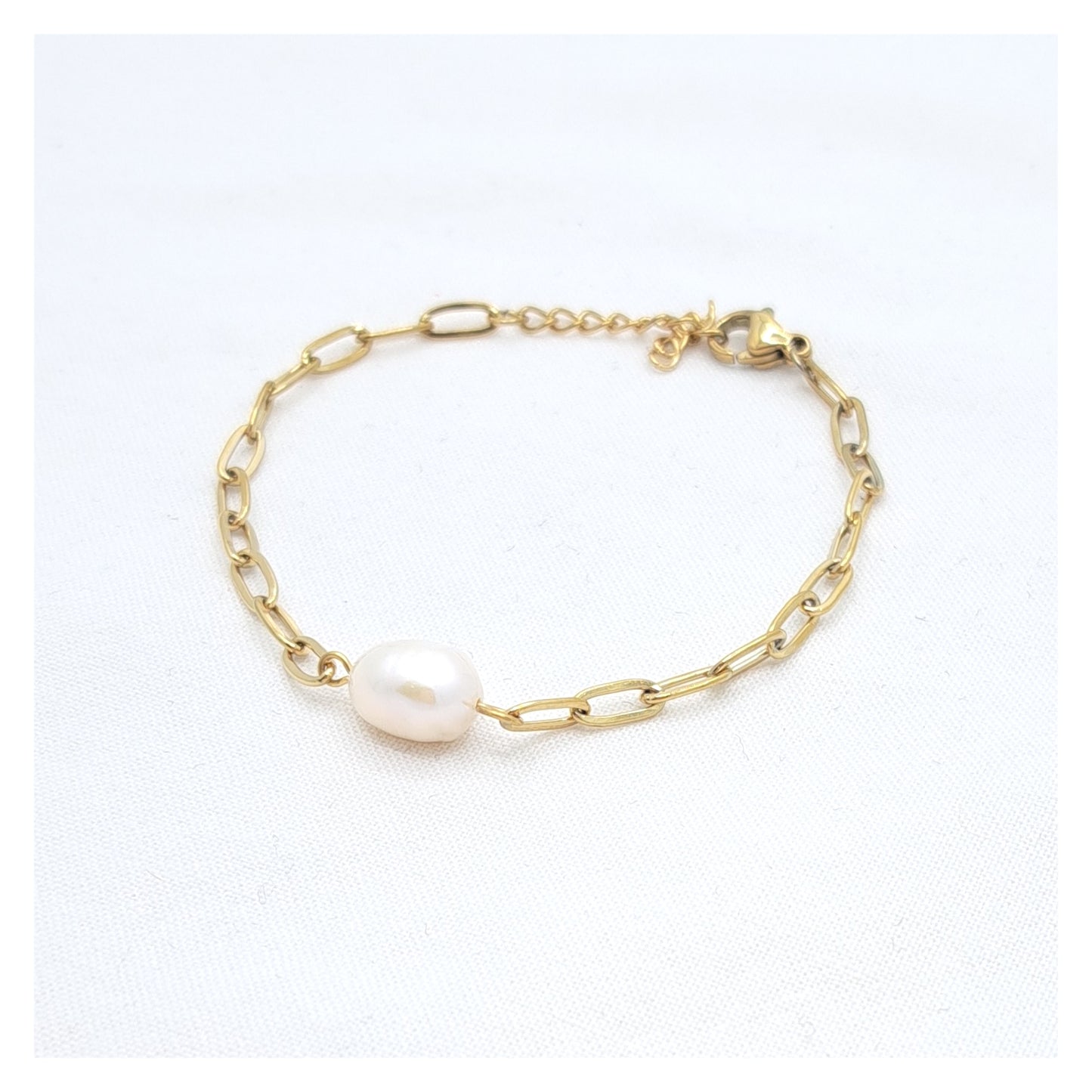 Big Fresh Water Pearl Bracelet