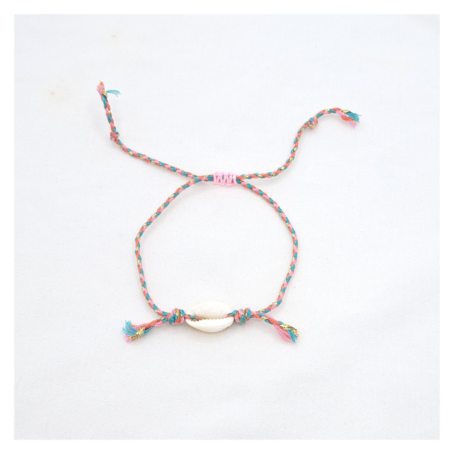 Shell Bracelet - Pink/Blue