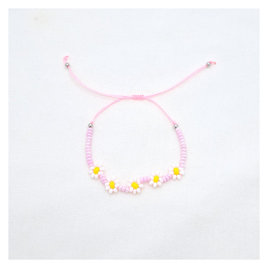 Flower Bracelet - Soft Pink