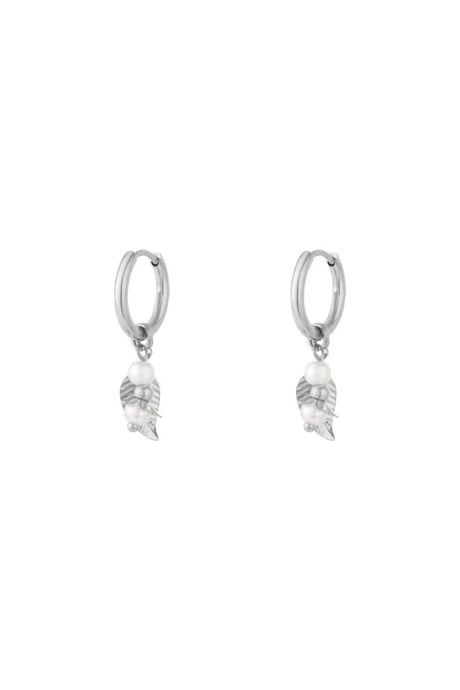 Leaf & Pearl Silver (1 Piece)